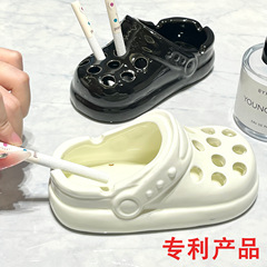 高颜値陶磁器灰皿ネット赤洞靴灰皿オフィス家庭用客間灰皿飛灰防止かわいい