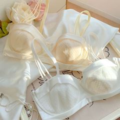 法式大碼內衣女200斤胖mm性感胸罩女薄款文胸半杯大胸顯小軟鋼圈