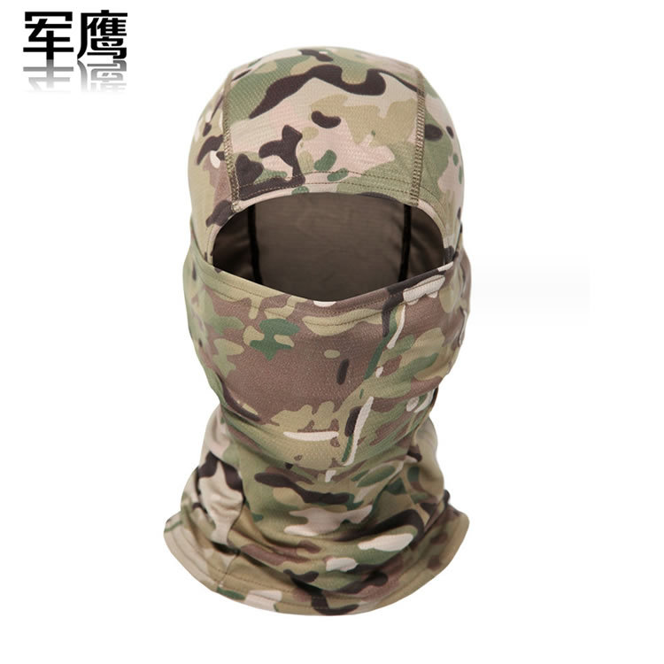 2024 military eagle outdoor outdoor camouflage headgear fleece-lined breathable sunscreen windproof motorcycle headgear riding mask