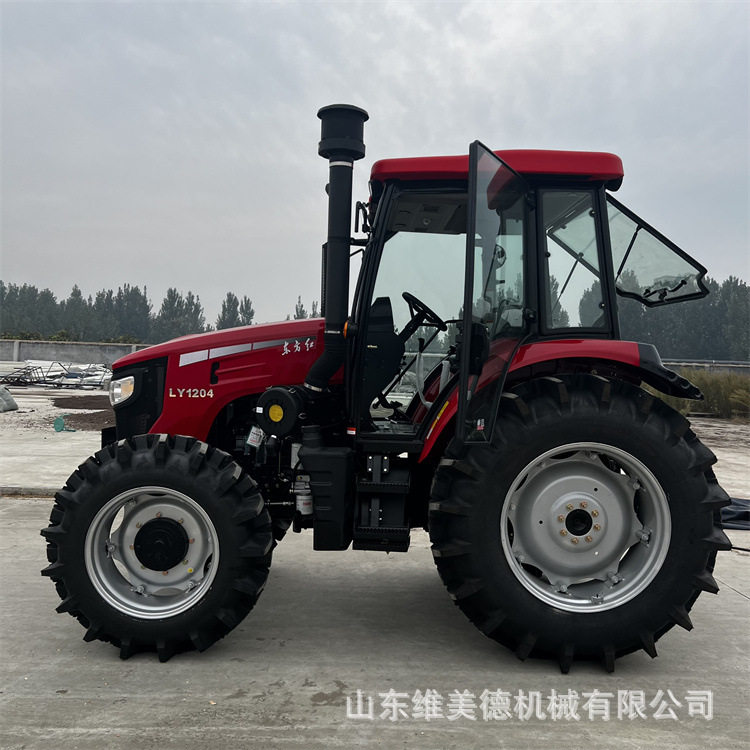 东方红LY1204农用拖拉机 四驱四缸旋耕犁地机 水旱两用