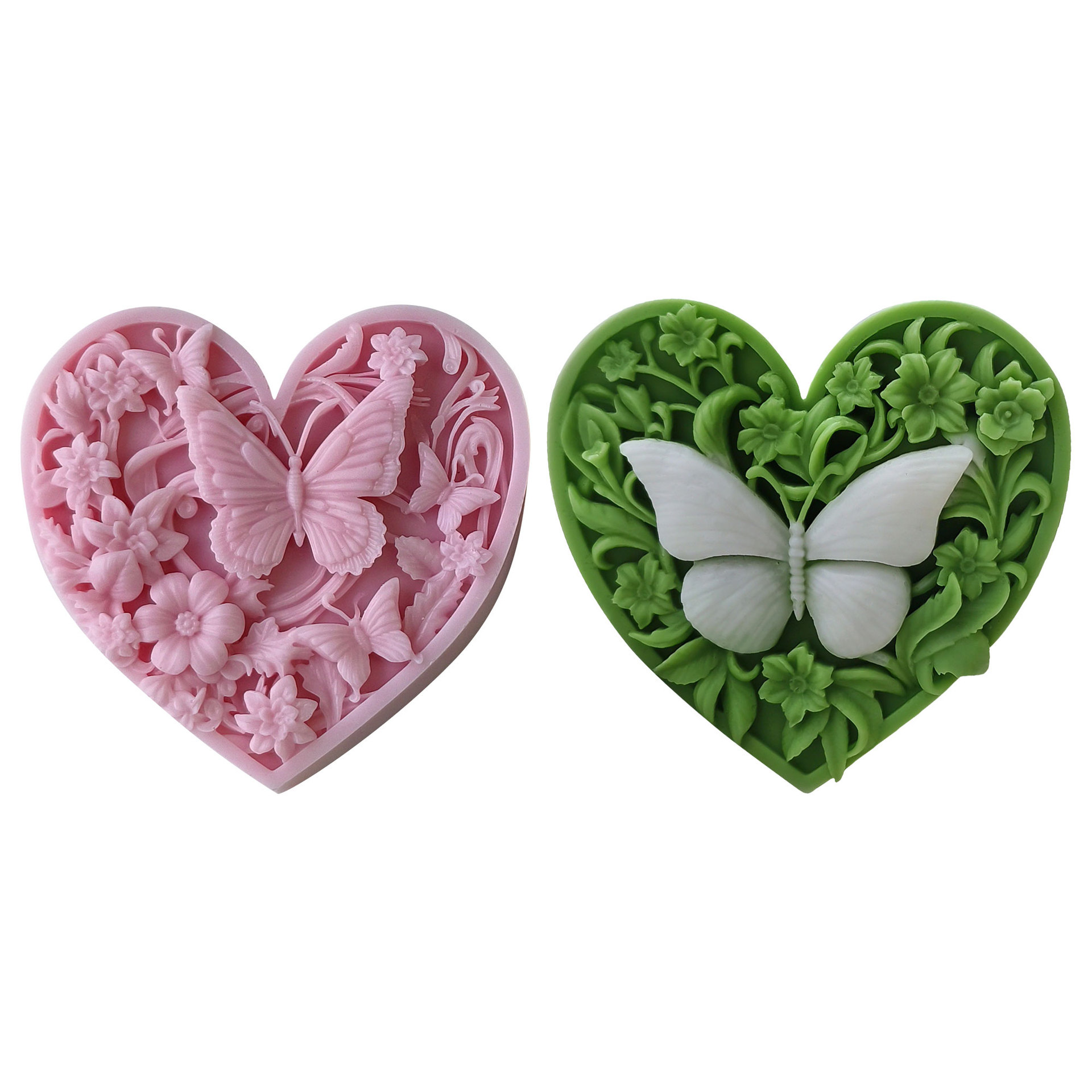 Amor mariposa molde DIY cristal goteo de pegamento Día de San Valentín amor adornos perfumados adornos abrasivos