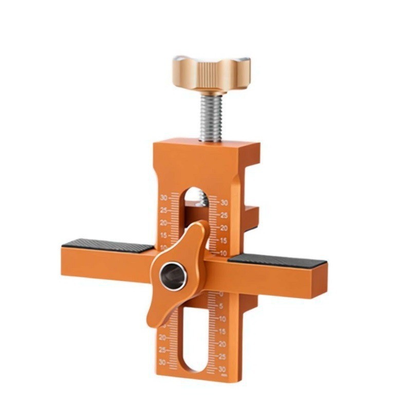 铝合金多功能柜门安装辅助器孔衣柜门吊柜调平器快速定位开孔工具