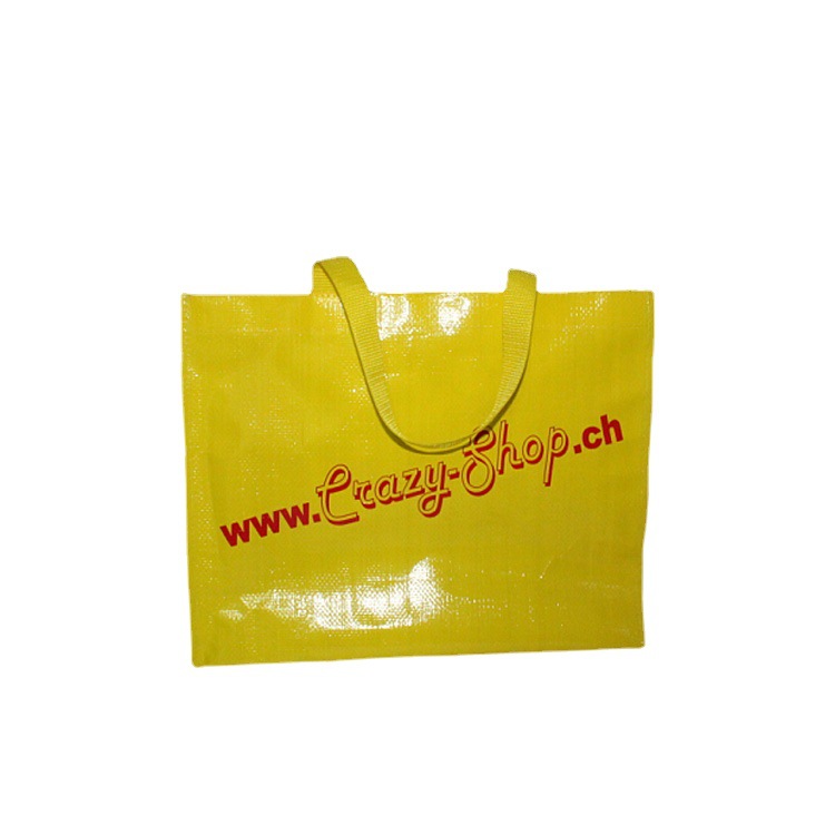 专业老厂定制编织购物袋 可降解环保防水礼品编织袋 手提腹膜包袋