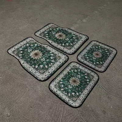 Avtomobil döşəmə paspasları, dirt-resistant wear-resistant easy-to-care foot - cross-border-floor-mats-33-3045cm-two-piece-set-for-rear-seat