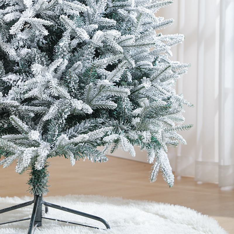Árbol de Navidad blanco árbol de Navidad decoración de cifrado transfronterizo artificial flocado gran simulación