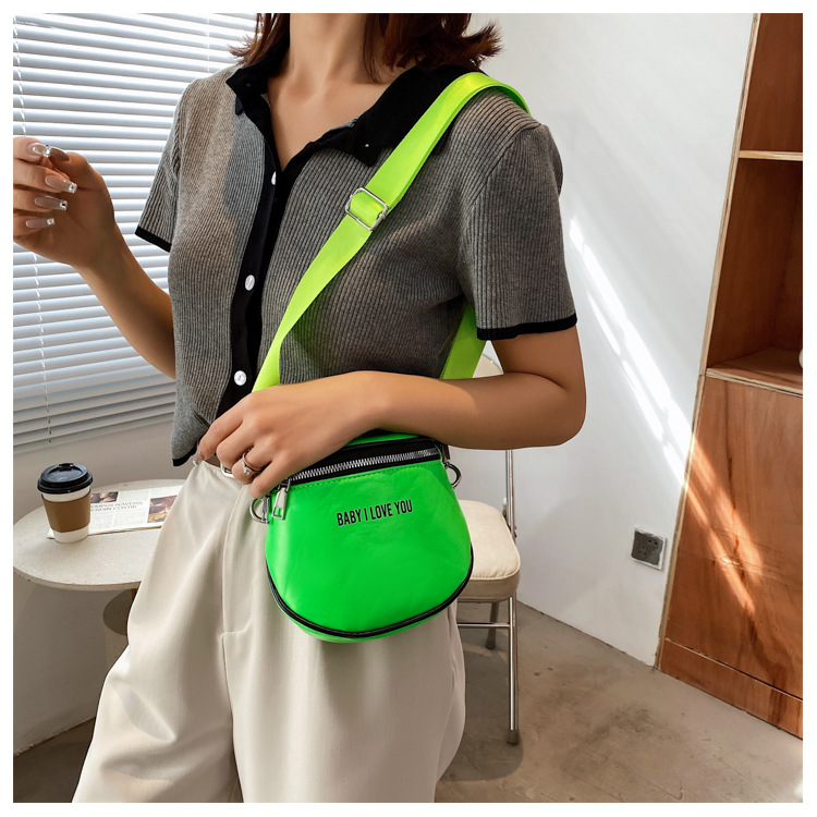 Fashion Candy Color Wide Shoulder Strap Shoulder Messenger Bag Wholesale display picture 10