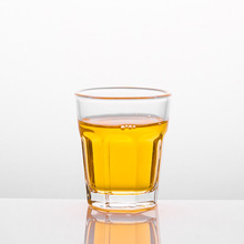 加厚玻璃杯透明高颜值家用六角杯耐高温酒吧洋酒杯牛奶杯饮料杯