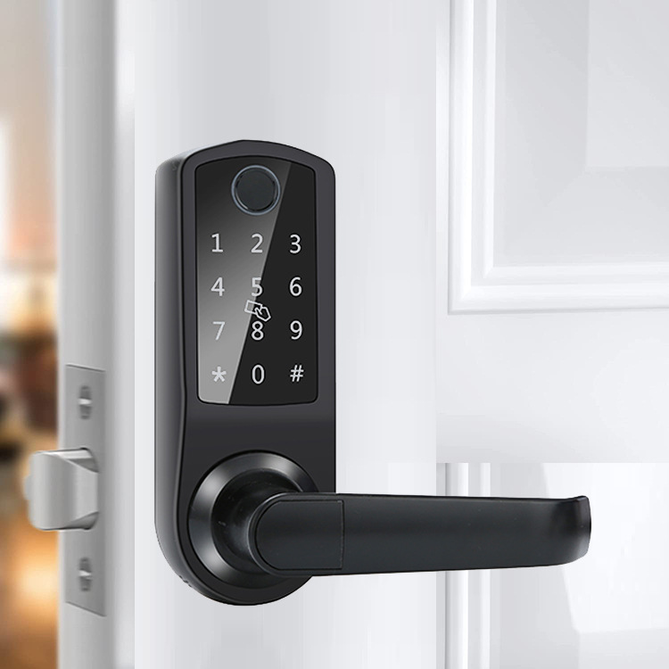 指纹锁批发家用办公室门锁智能门锁电子锁智能密码锁 智能锁厂家