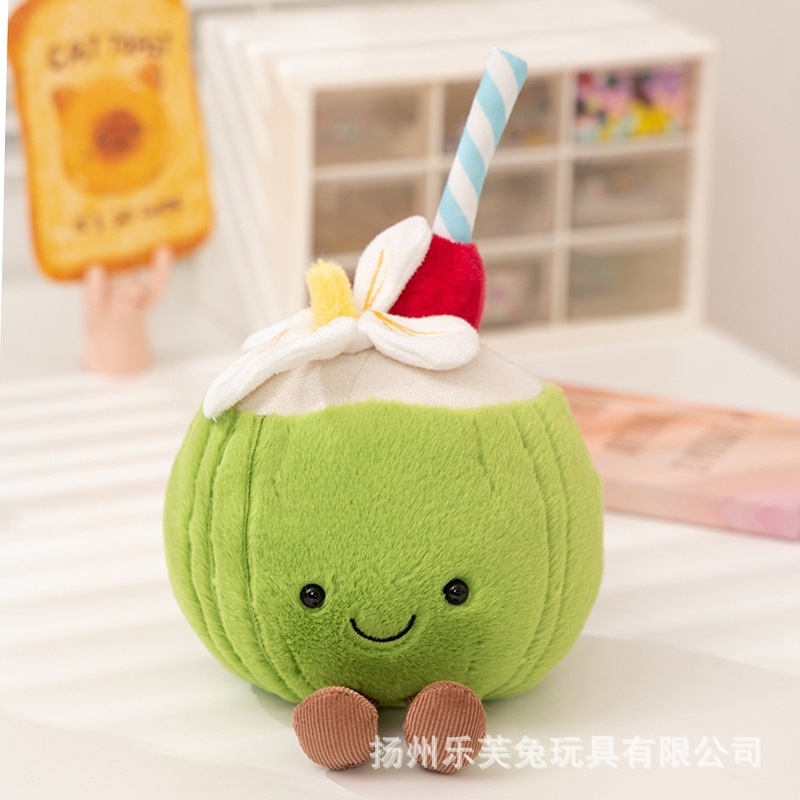 模擬 jc フルーツシリーズピーチ梨人形楽しいマスターデューティー人形果物と野菜スーパーマーケット装飾ぬいぐるみ|undefined
