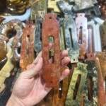 仿古做旧正品纯天然爆款岫玉古风老玉古币时尚高档新款圆形带皮