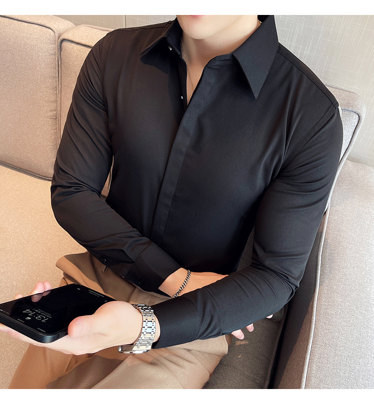 A6183 820K ÁO SƠ MI NAM HANTDU DÁNG ÔM BODY GỢI CẢM SEXY THỜI TRANG NAM G03 SẢN PHẨM MỚI