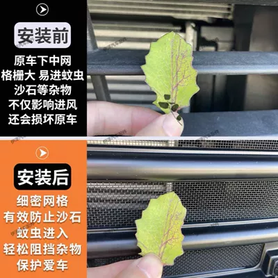 Grille Water Tank Protective Cover, Special — Automobile anti-insect net