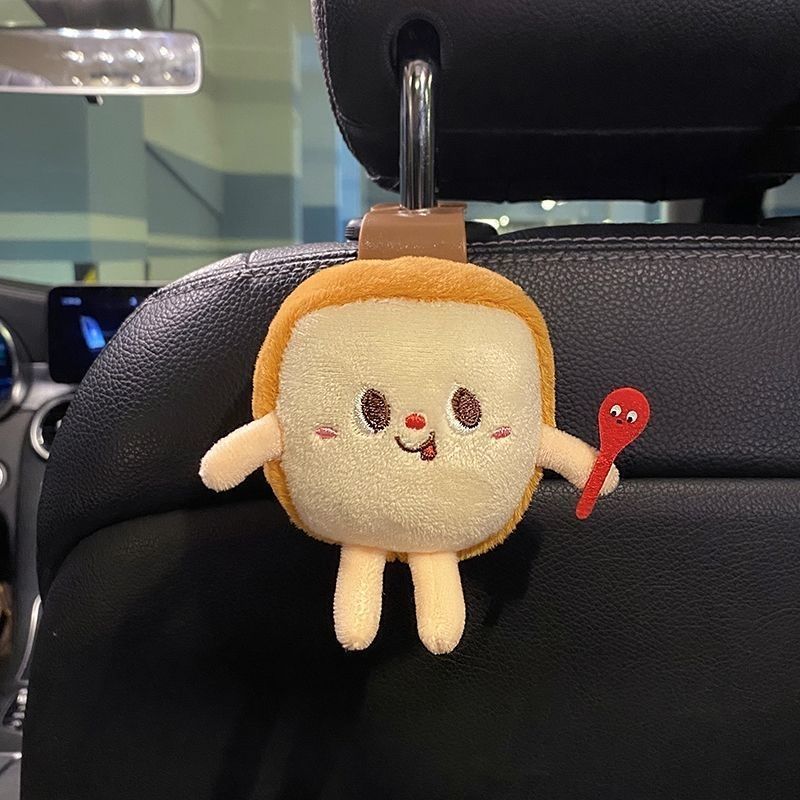 Pequeño gancho para automóviles en la parte posterior del asiento del automóvil encantador decoración interior del automóvil respaldo delantero multifuncional