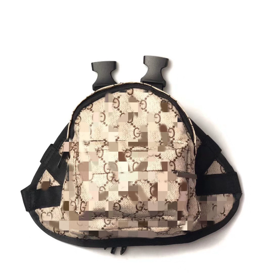 Прямые поставки с фабрики: модный повседневный рюкзак для собак с регулируемой кожаной цепочкой, стильный школьный рюкзак для питомцев.