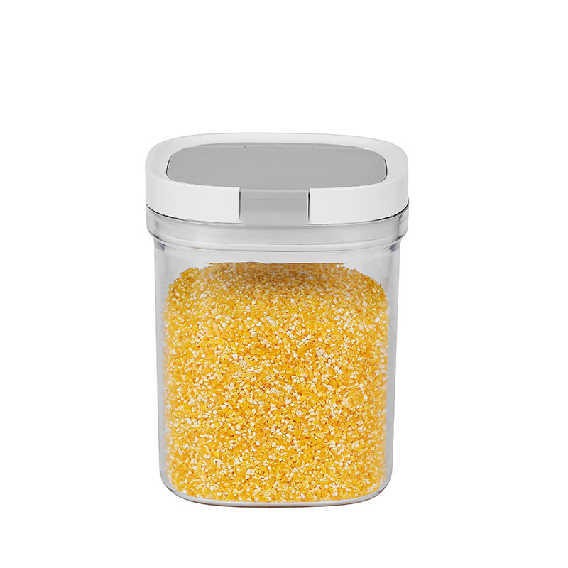 Tarro Hermético para Leche en Polvo de Plástico y Silicona con Cierre Magnético para Cocina