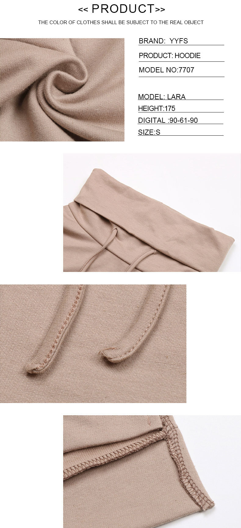 Düz Renk Yığın Yaka Orta Boy Spor Kazak Sweatshirt_voghion.com