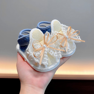 Baby Sandals for Girls, Toddler Soft-Soled Shoes, Baby Shoes, Summer 6-12 Months Baby Shoes, Summer Shoes, Cloth-Soled Shoes