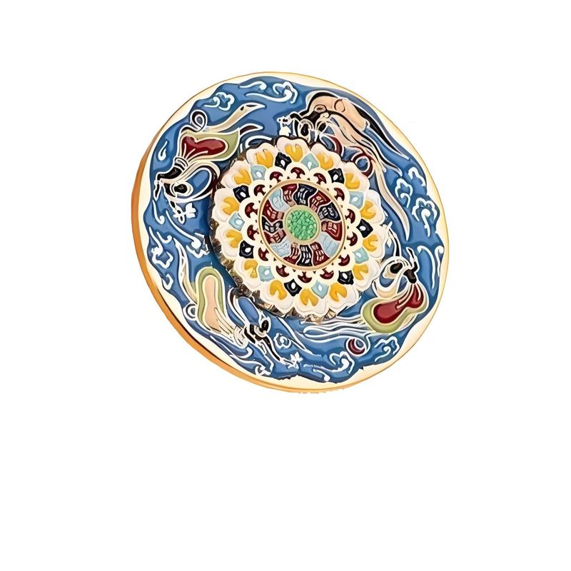 敦煌博物馆金属旋转冰箱贴磁贴定制2025新款中国风个性创意伴手礼|undefined