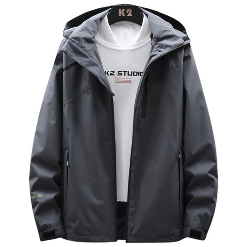 Sheng Tianlong outdoor jacket couple spring and autumn hooded work jacket windproof jacket one drop work clothes