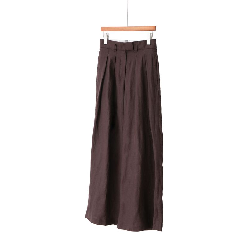 Cabinet Luxury B~C 26 Summer New Product French Normandy Dew-Linen Elegant Loose Wide-Leg Casual Long Pants for Women