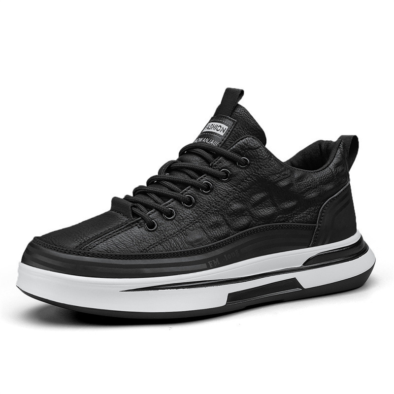 Zapatos de moda de cuatro estaciones zapatos deportivos de tendencia al aire libre zapatos casuales de suela gruesa de moda con zapatos de correr cómodos para hombres