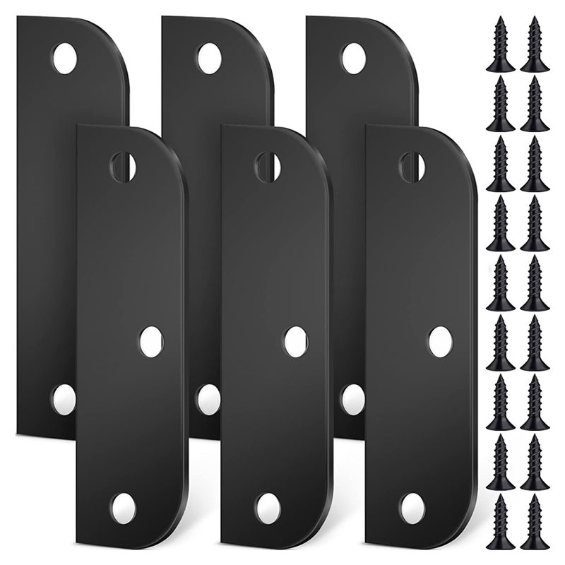 Junta de relleno de bisagra de puerta de acero inoxidable junta de bisagra de puerta de cubierta de agujero de puerta bisagra en blanco con tornillo al por mayor