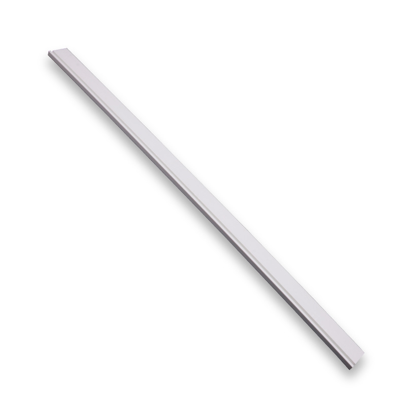 Perfil de extrusión de plástico PVC varilla de plástico blanco extrusión de PVC perfiles de extrusión de dibujo procesamiento personalizado