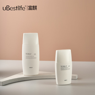 in stock 30g hand cream bottle plastic PE hose 50g sunscreen packaging material screw cap flat bottle white cream squeeze