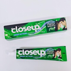 呼気はすべて清新で、ベトナムのもとの元の持ち物のあわたup歯磨き粉の緑色のミントの香りの160gは歯茎の看護をきれいにします。