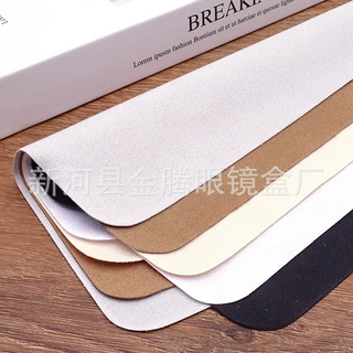 鹿皮绒双面绒屏幕清洁擦拭眼镜布 细纤维眼镜布可印logo