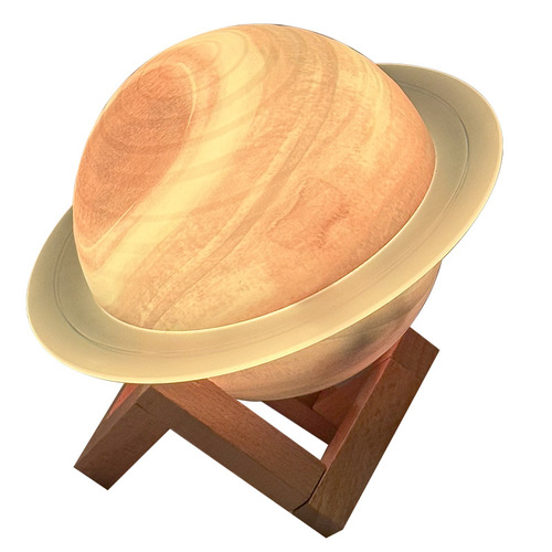Dreamy Starry Saturn Ring Bluetooth Speaker Subwoofer Cross-border Amazon 3D Night Light Speaker Desk Mini Speaker