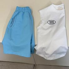 男童裤子儿童夏装2025新款薄款时尚潮牌休闲裤女宝宝洋气炸街短裤