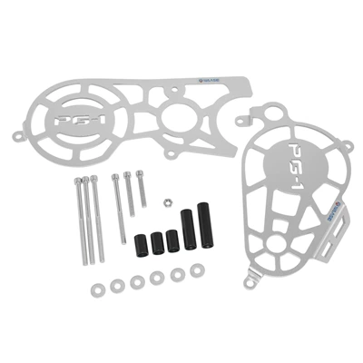 PG1 modified rear shelf: Motorcycle frame - engine-guard-silver