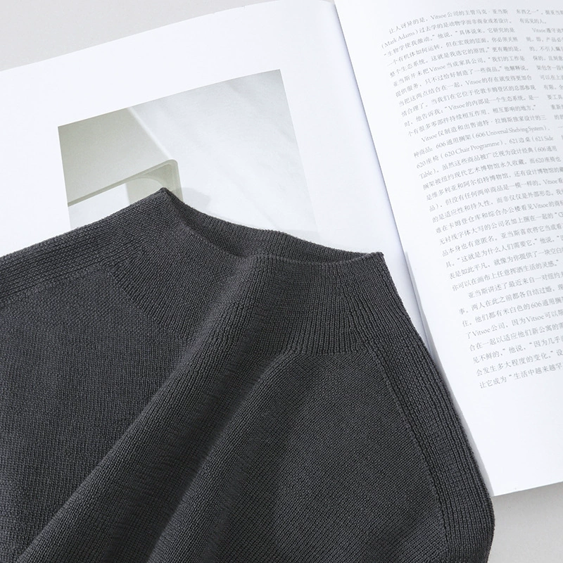 Кашемировый свитер 90S Merino, 48 шт., ультратонкий, машинная стирка, бесшовный, длинный рукав, красная основа