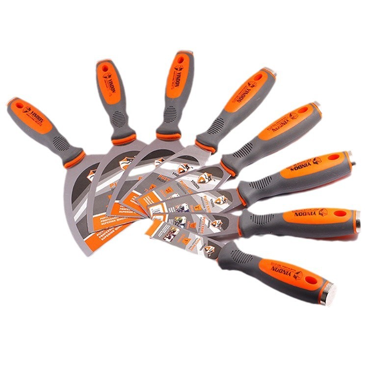 Cuchillo de masilla de espejo de acero inoxidable súper grueso, espátula de masilla pulida fina, espátula de espátula de pintura de pared, espátula de limpieza