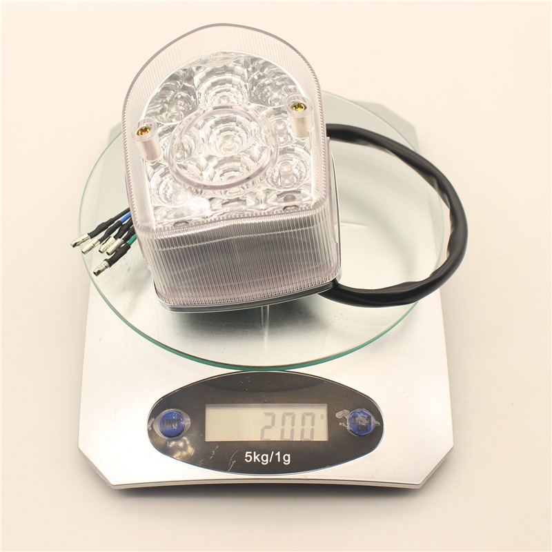 Ch-2071 Is Suitable for Little Monkey Little Golden Boy Motorcycle Modified Led Brake Driving and Steering Integrated Rear Tail Light