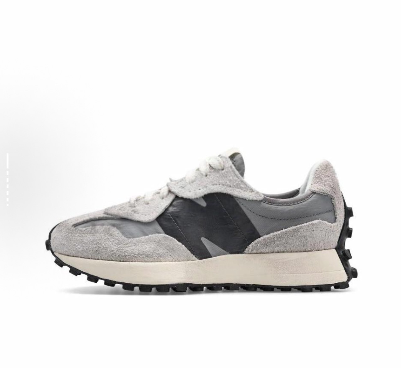 Putian Chunyuan nb327 Yuanzu gris negro samurai zapatos de hombre ligero de suela gruesa deportiva casual zapatos de mujer retro zapatos papá