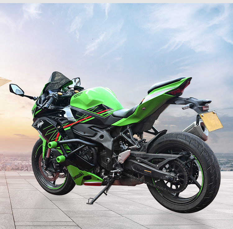 Suitable for Kawasaki ZX4R crash bars, anti-fall bumpers, zx4rr spring racing bars, anti-collision protection, stunt bar modification