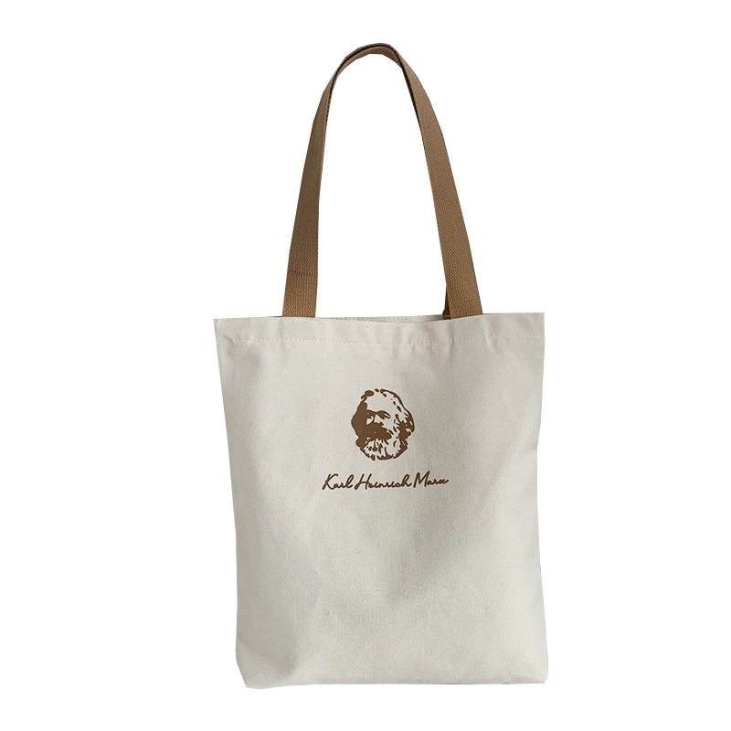 Nuevo bolso de lona de otoño e invierno para hombres y mujeres simple todo partido artístico de un solo hombro bolsa de Protección Ambiental portátil artístico