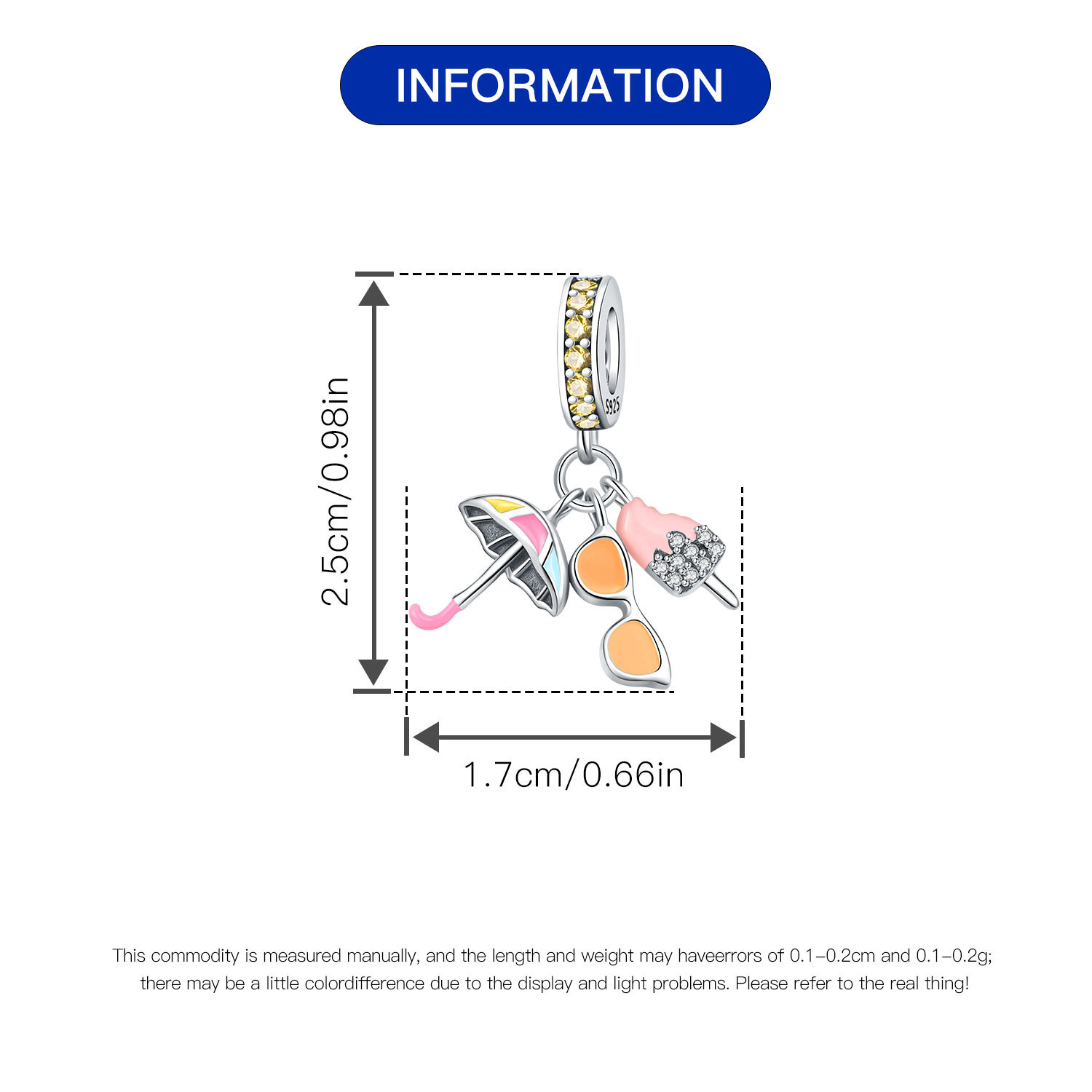 1 Piece 925 Sterling Silver Heart Shape Basketball Anchor Pendant display picture 13