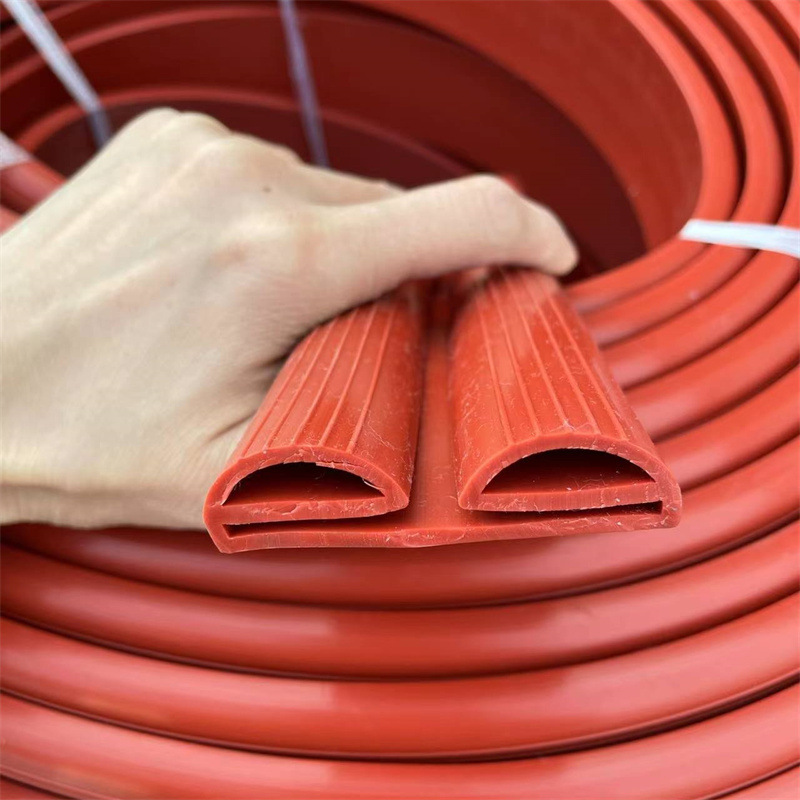 双e型胶条密封硅胶条e字密封条冷库门烤箱蒸柜门密封胶条耐高温