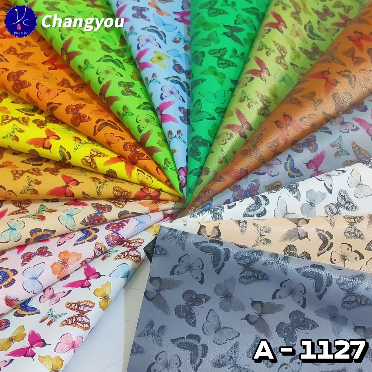 蝴蝶pu合成革人造革多用途添加闪粉手袋箱包鞋革面料环保材质