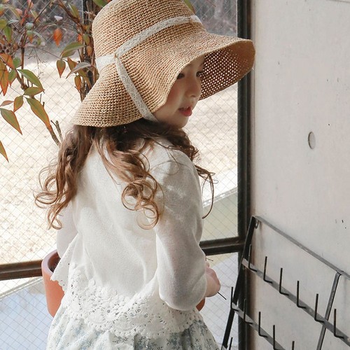 Summer 2024 90-150 korean style cute girl sun shirt lady lace edge cardigan air-conditioned shirt one-piece dropshipping