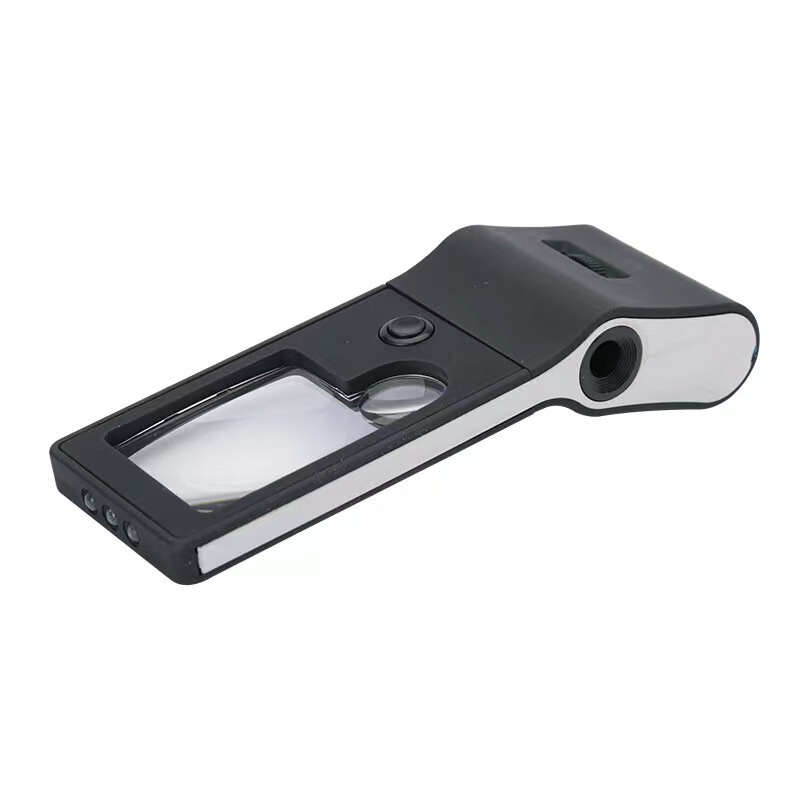 Multifunctional TH-515 portable magnifying glass with LED lamp money detector jewelry microscope explosion wholesale