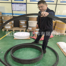 供应大尺寸黑色四氟密封环  聚四氟乙烯大规格垫片