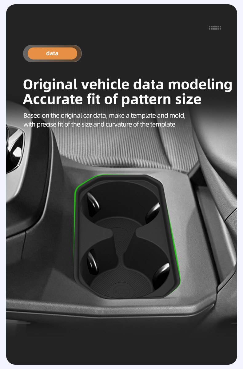 Suitable for 26 models of Toyota C-HR, this center console cup holder cover and CHR protective anti-slip mat is a specialized car accessory for modification
