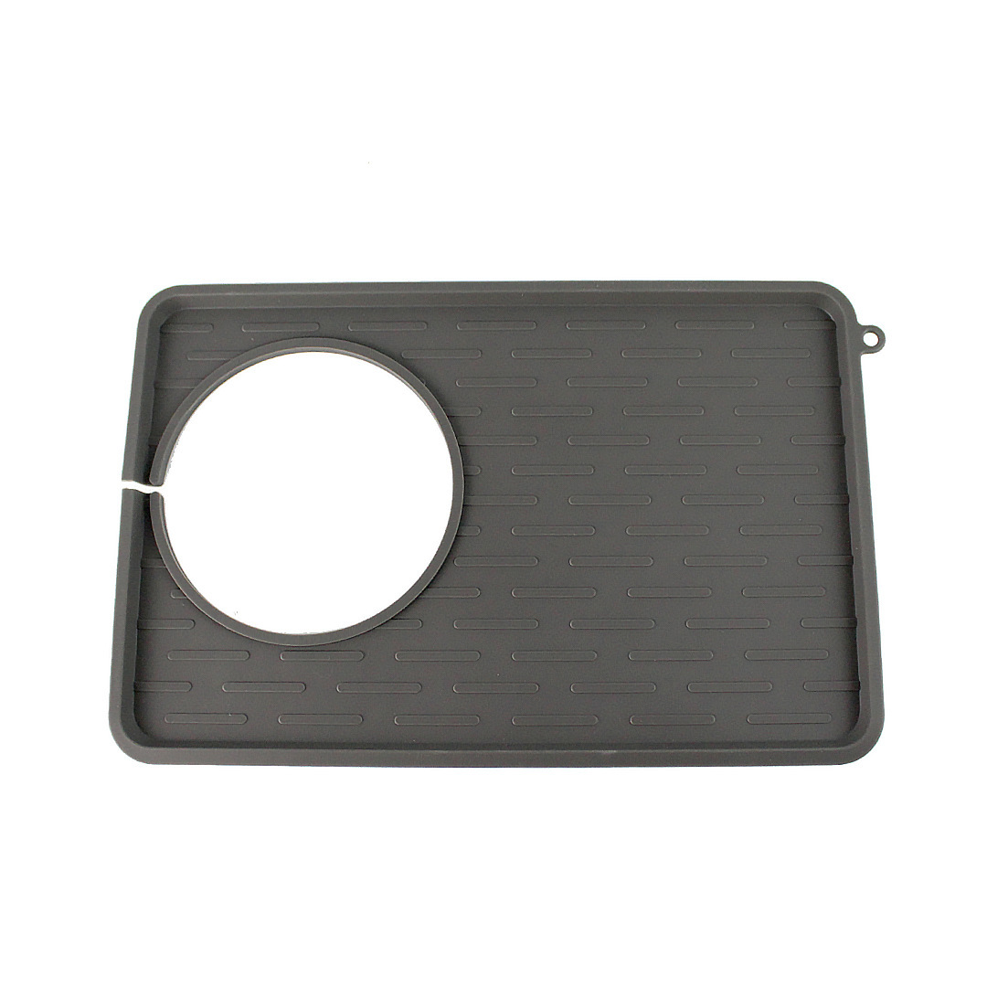 Platino rico 870 / 880 máquina de café superior a prueba de polvo antideslizante silicona almohadilla de aislamiento térmico tela de polvo prensador de polvo mango almohadilla de almacenamiento