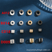 ��ɫ14k�����Ƭ���ʯ���Ͱ������ִ���Ʒdiy�������������Ȧ