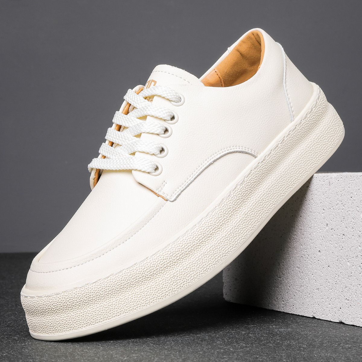 Neue bequeme Jungenschuhe Straßentrend Casual Style Herren Sneakers Sport weiße Schuhe modische All-Match-Low-Top-Schuhe_voghion.com