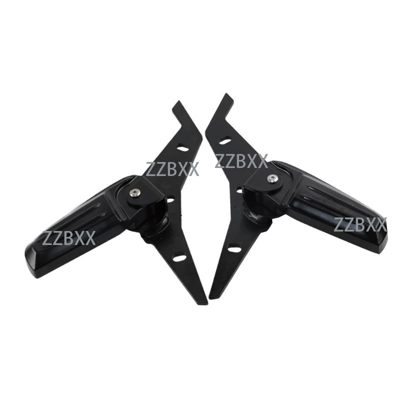 Suitable for Piaggio Motorcycle Rear Seat Modification Accessories (Lanmeda Pedals) Folding Spinning Pedals